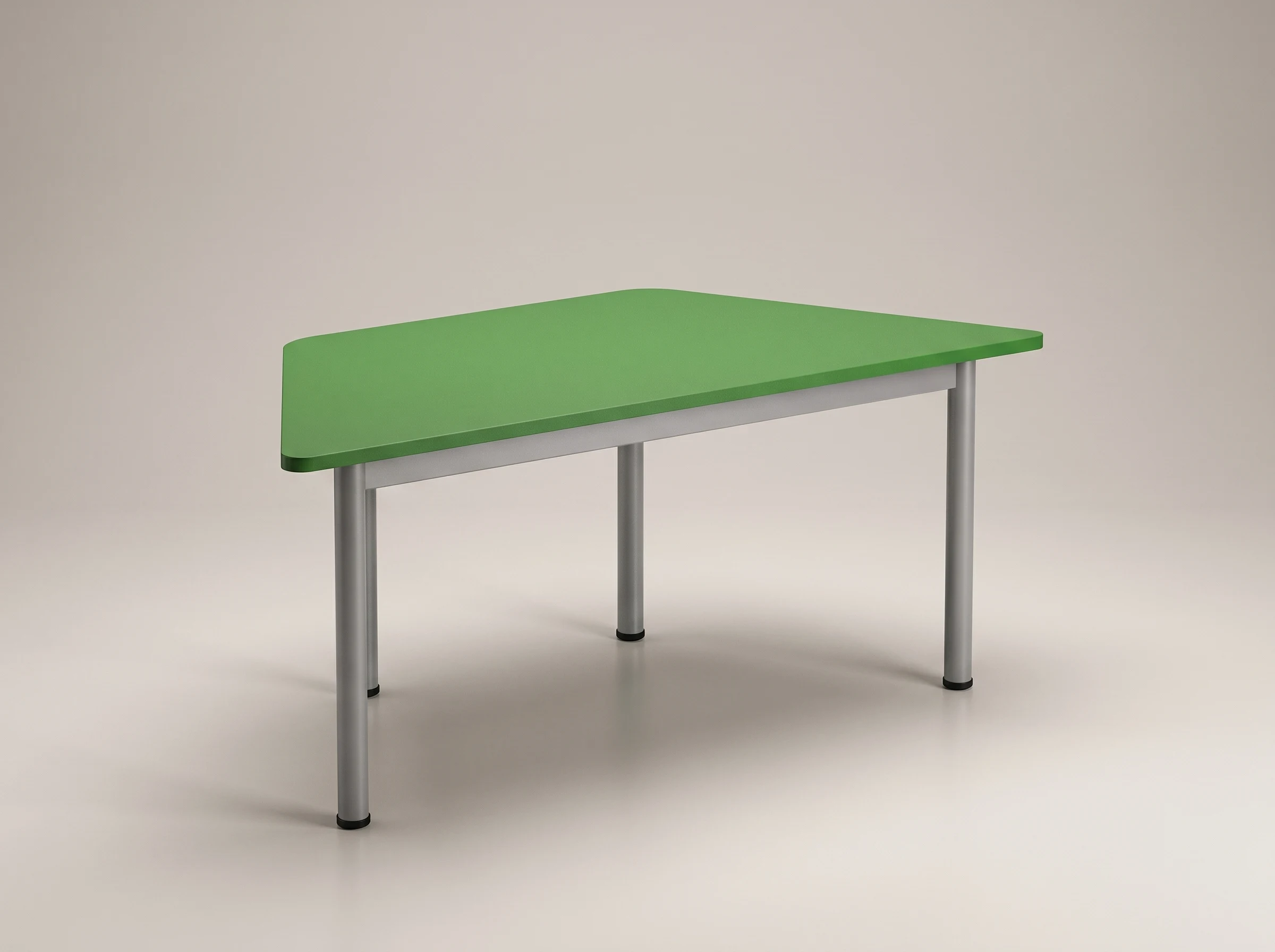 Stół przedszkolny trapezowy 1400x700 noga fi40 - widok produktu