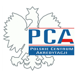 Znak akredytacji PCA - Polskie Centrum Akredytacji