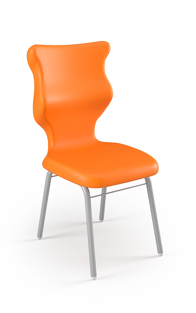 Dobre krzesło ergonomiczne Classic Entelo szkolne przedszkolne - Pomarańczowy RAL 2004