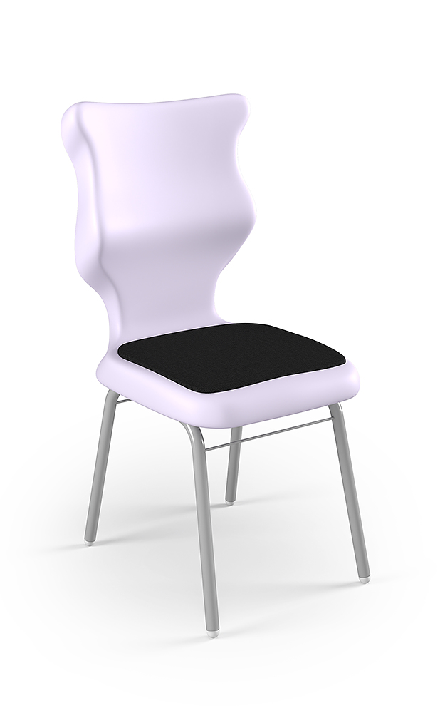 Dobre krzesło ergonomiczne Classic Soft Entelo szkolne przedszkolne - Pastelowy fioletowy RAL 290 80 15