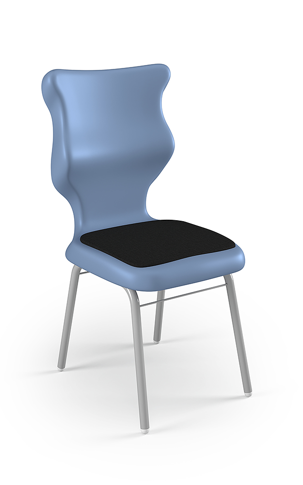 Dobre krzesło ergonomiczne Classic Soft Entelo szkolne przedszkolne - Pastelowy niebieski RAL 5014