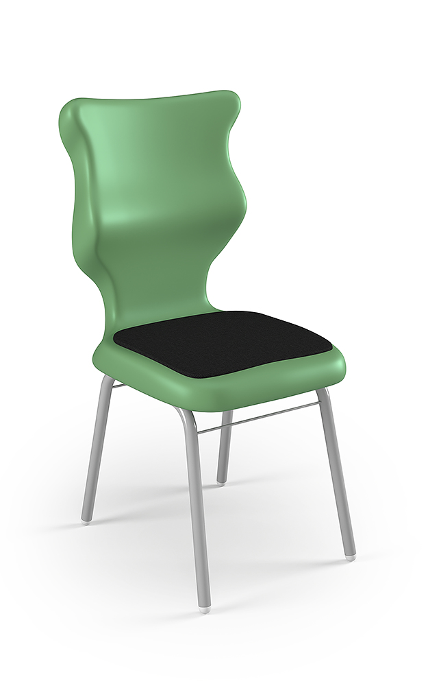 Dobre krzesło ergonomiczne Classic Soft Entelo szkolne przedszkolne - Pastelowy zielony RAL 150 60 20