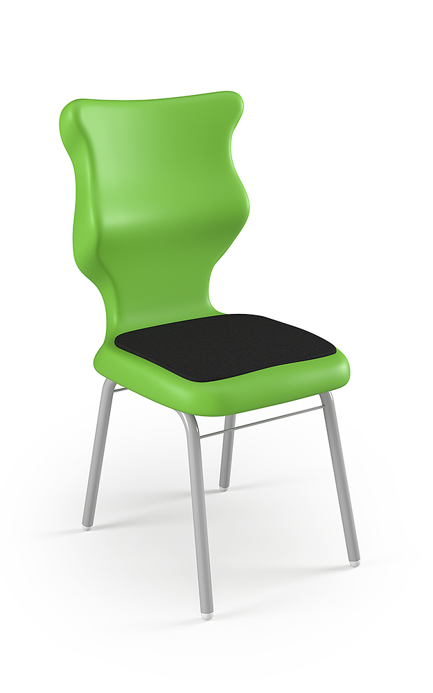 Dobre krzesło ergonomiczne Classic Soft Entelo szkolne przedszkolne - Zielony RAL 6018