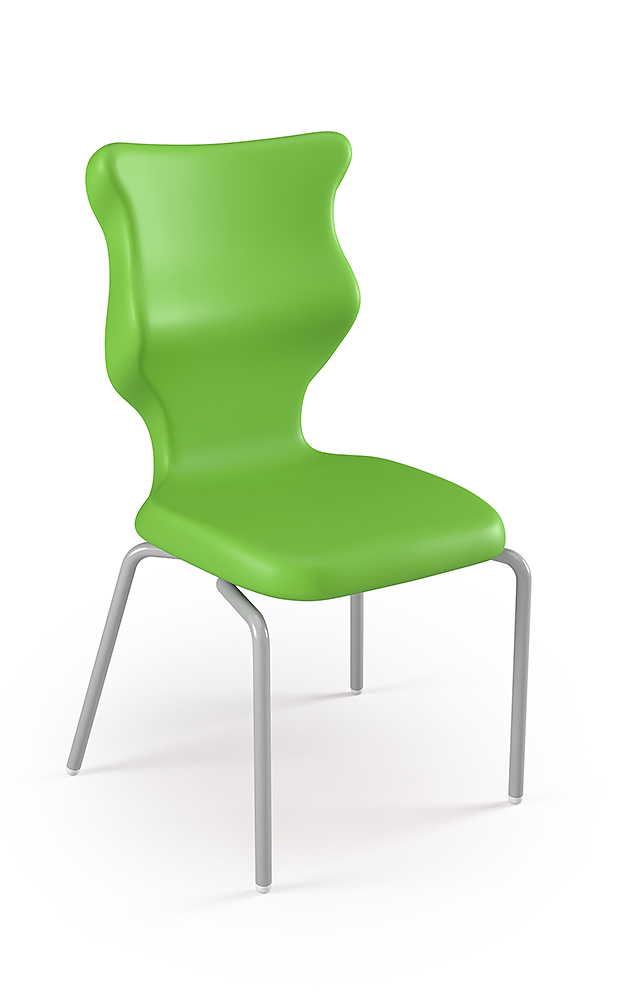 Dobre krzesło ergonomiczne Spider Entelo szkolne przedszkolne - Zielony RAL 6018