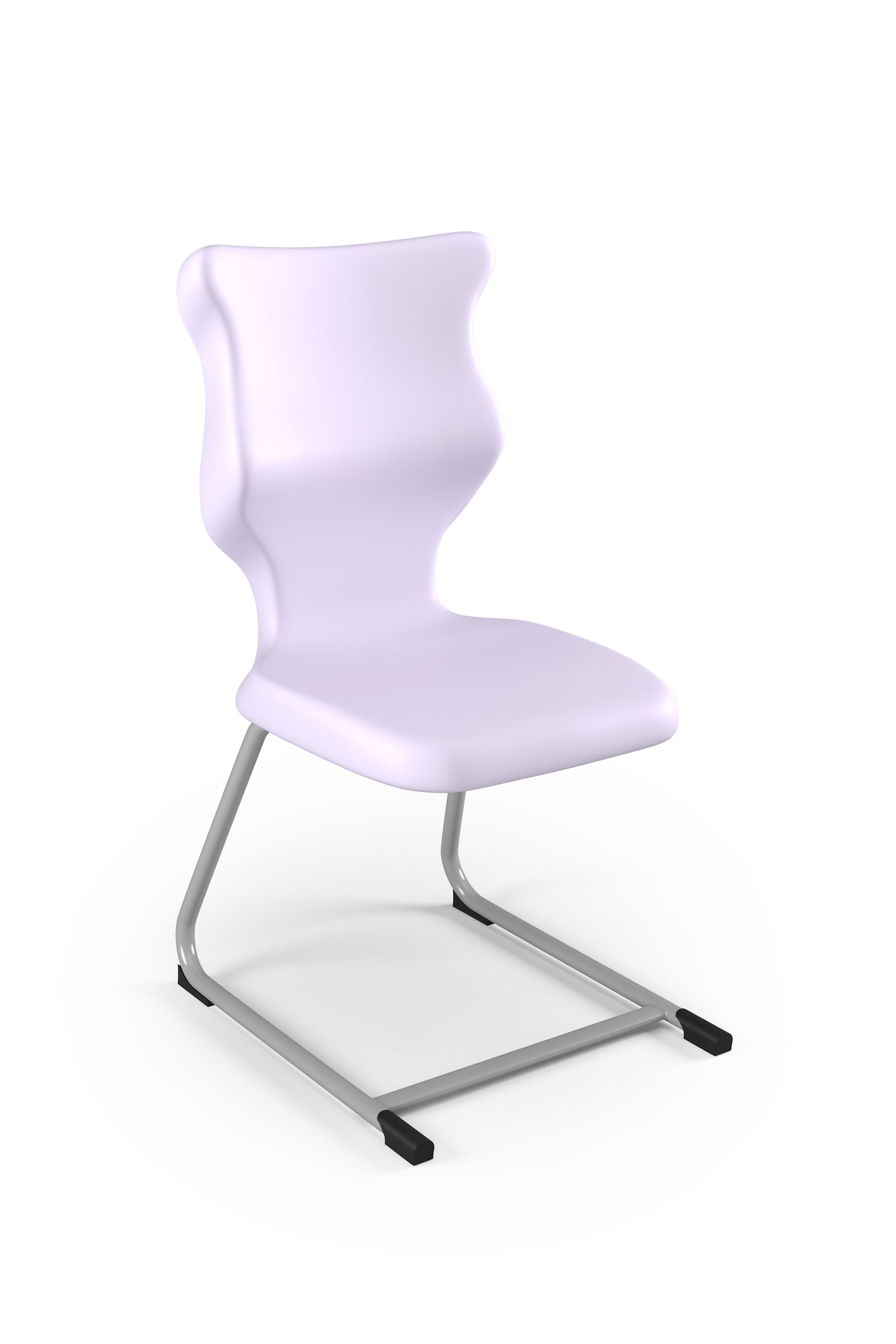Dobre krzesło ergonomiczne C-Line Entelo szkolne przedszkolne - Pastelowy fioletowy RAL 290 80 15