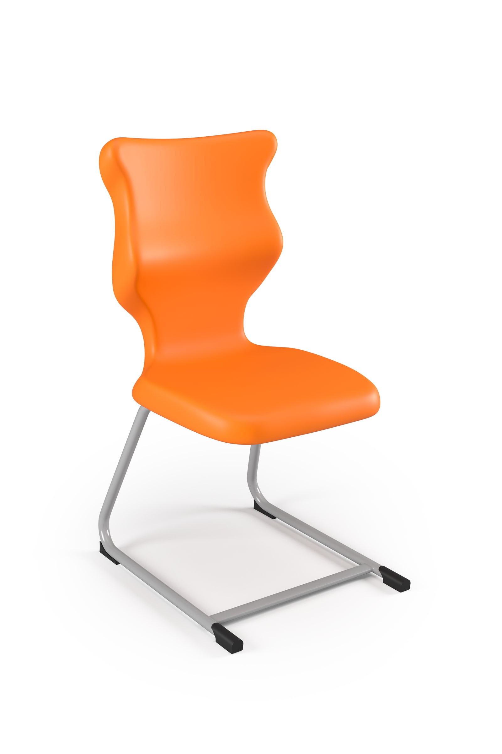 Dobre krzesło ergonomiczne C-Line Entelo szkolne przedszkolne - Pomarańczowy RAL 2004