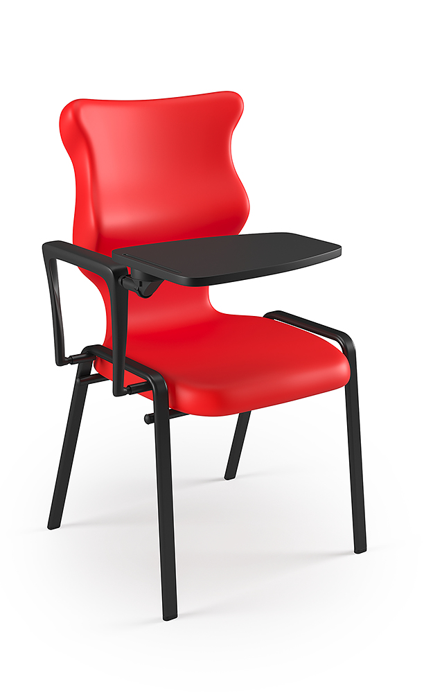 Dobre krzesło ergonomiczne Student Plus Entelo szkolne - Czerwony RAL 3020
