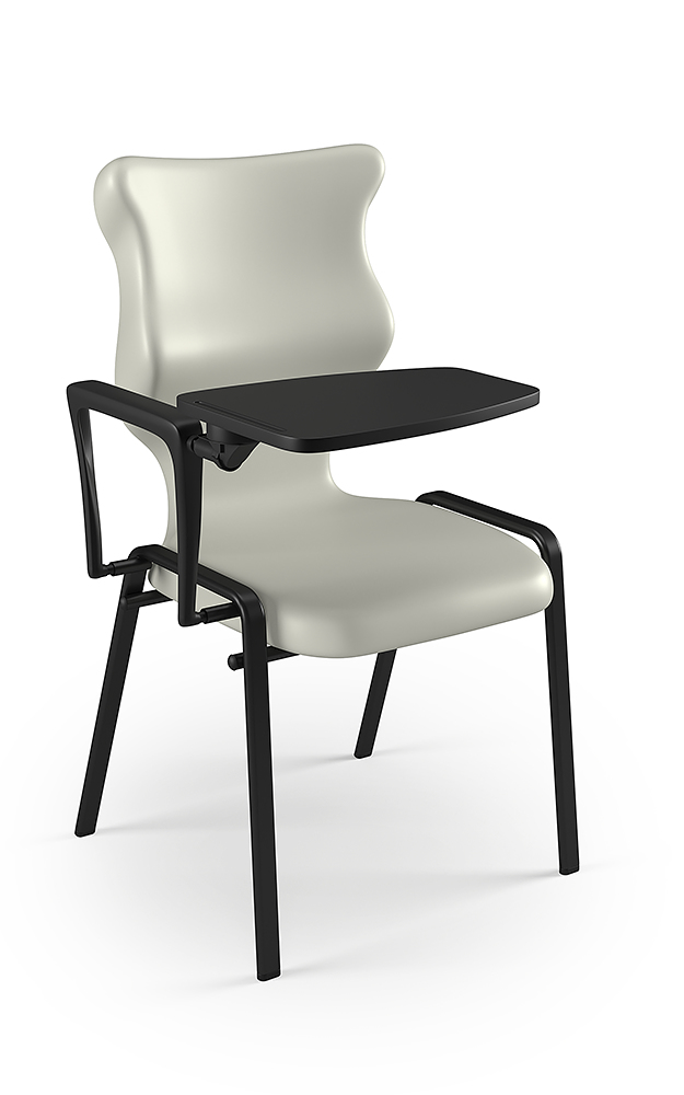 Dobre krzesło ergonomiczne Student Plus Entelo szkolne - Jasny szary RAL 7038