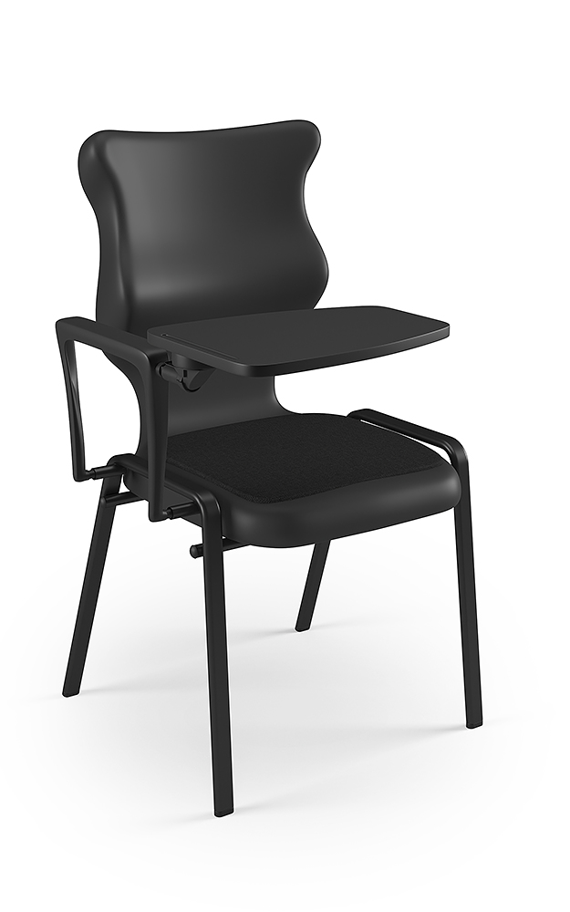 Dobre krzesło ergonomiczne Student Plus Soft Entelo szkolne - Czarny RAL 9005