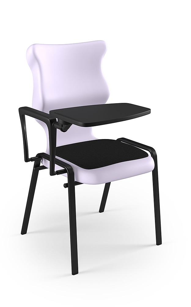 Dobre krzesło ergonomiczne Student Plus Soft Entelo szkolne - Pastelowy fioletowy RAL 290 80 15