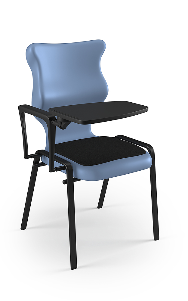 Dobre krzesło ergonomiczne Student Plus Soft Entelo szkolne - Pastelowy niebieski RAL 5014