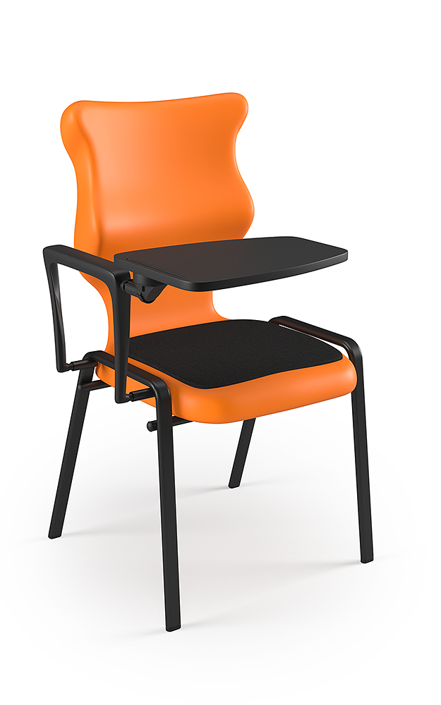 Dobre krzesło ergonomiczne Student Plus Soft Entelo szkolne - Pomarańczowy RAL 2004