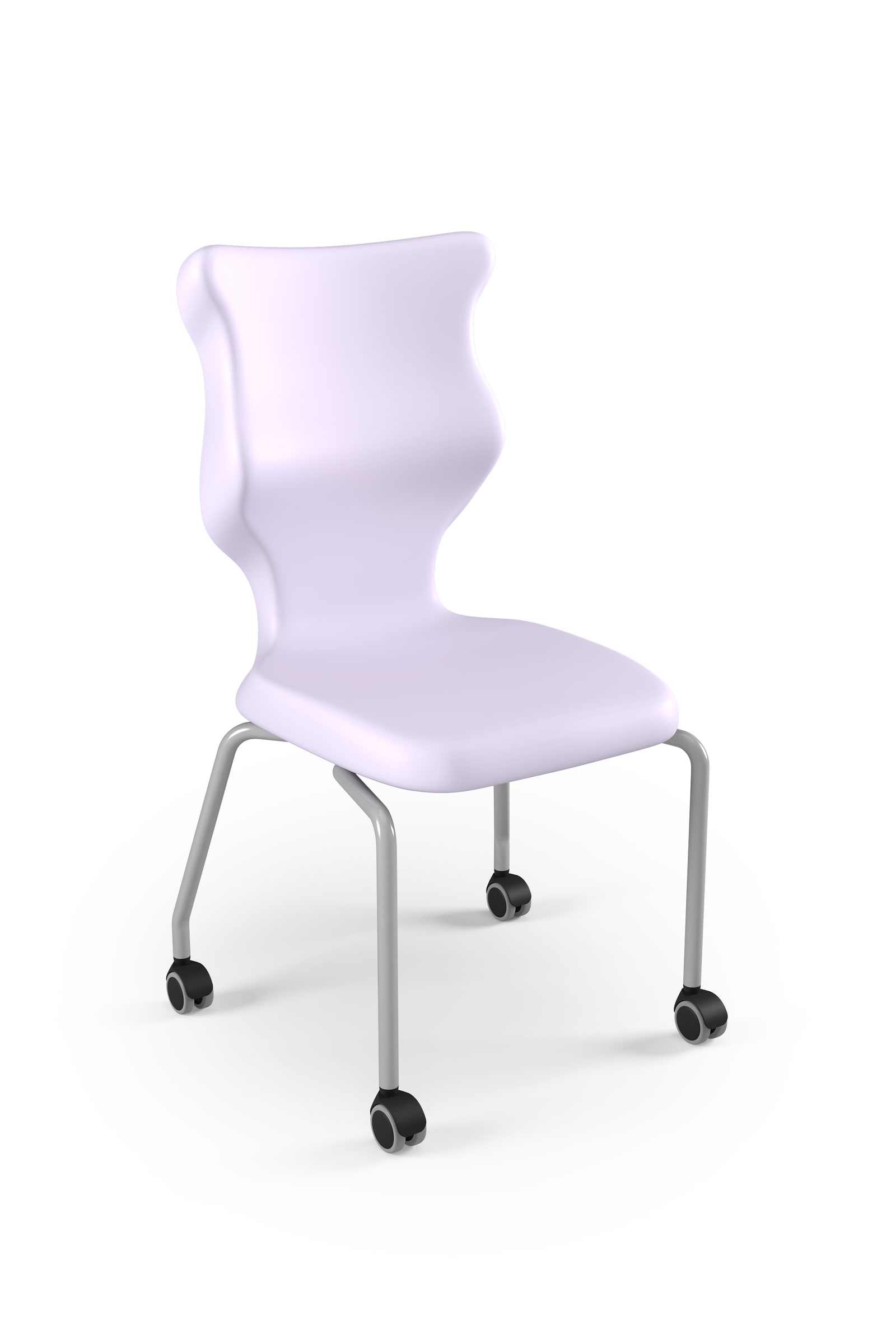 Dobre krzesło ergonomiczne Spider Move Entelo szkolne przedszkolne - Pastelowy fioletowy RAL 290 80 15