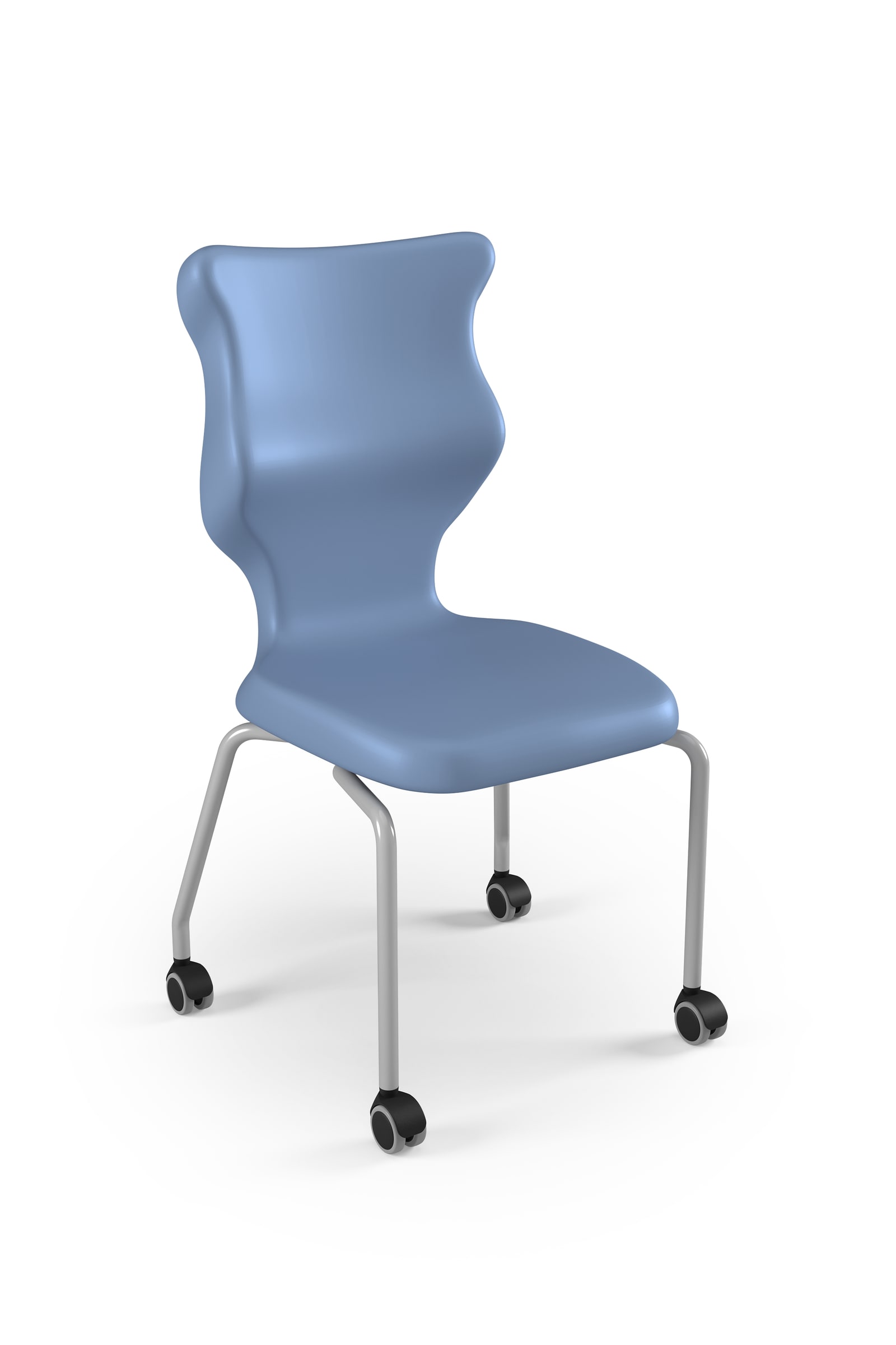 Dobre krzesło ergonomiczne Spider Move Entelo szkolne przedszkolne - Pastelowy niebieski RAL 5014