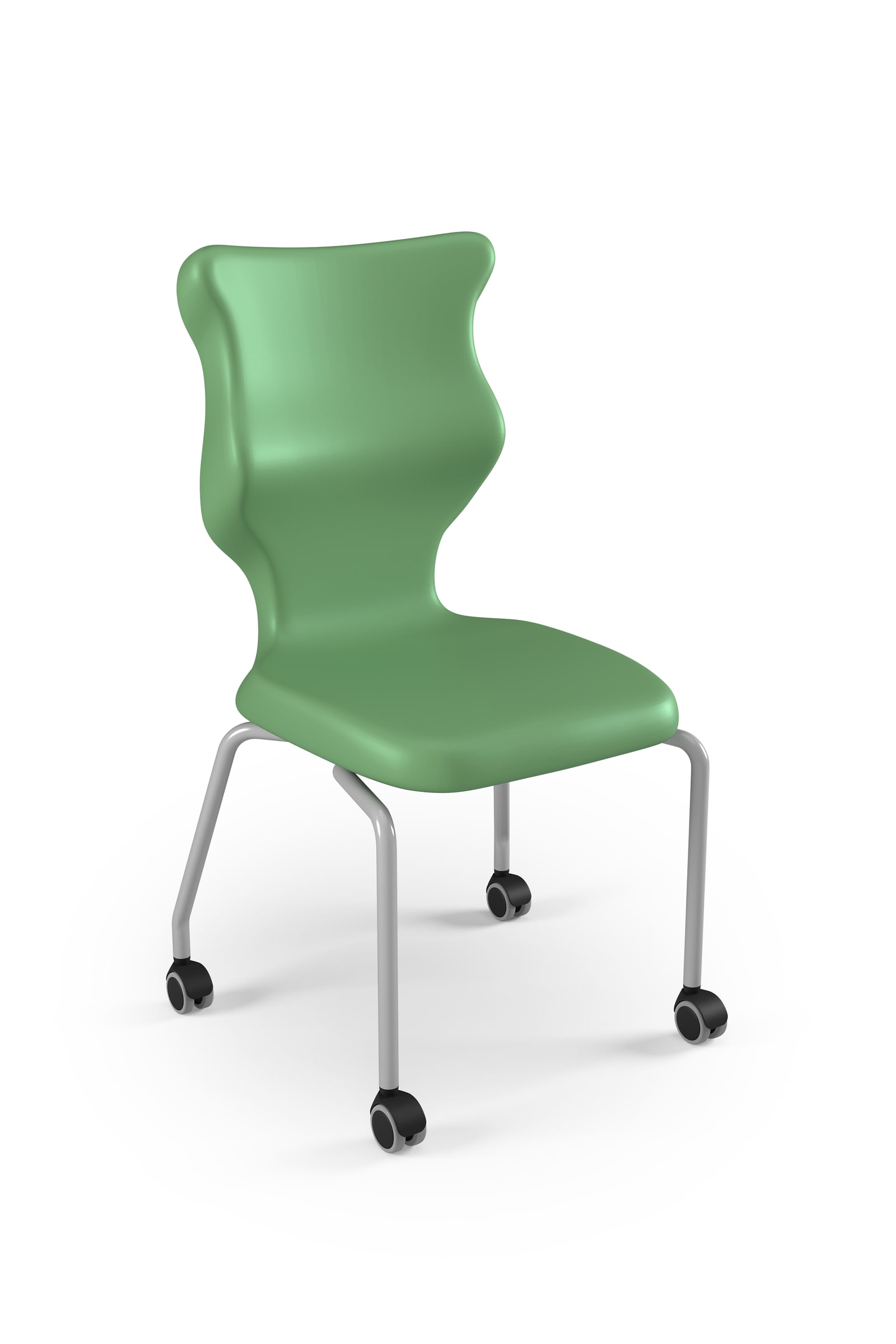 Dobre krzesło ergonomiczne Spider Move Entelo szkolne przedszkolne - Pastelowy zielony RAL 150 60 20
