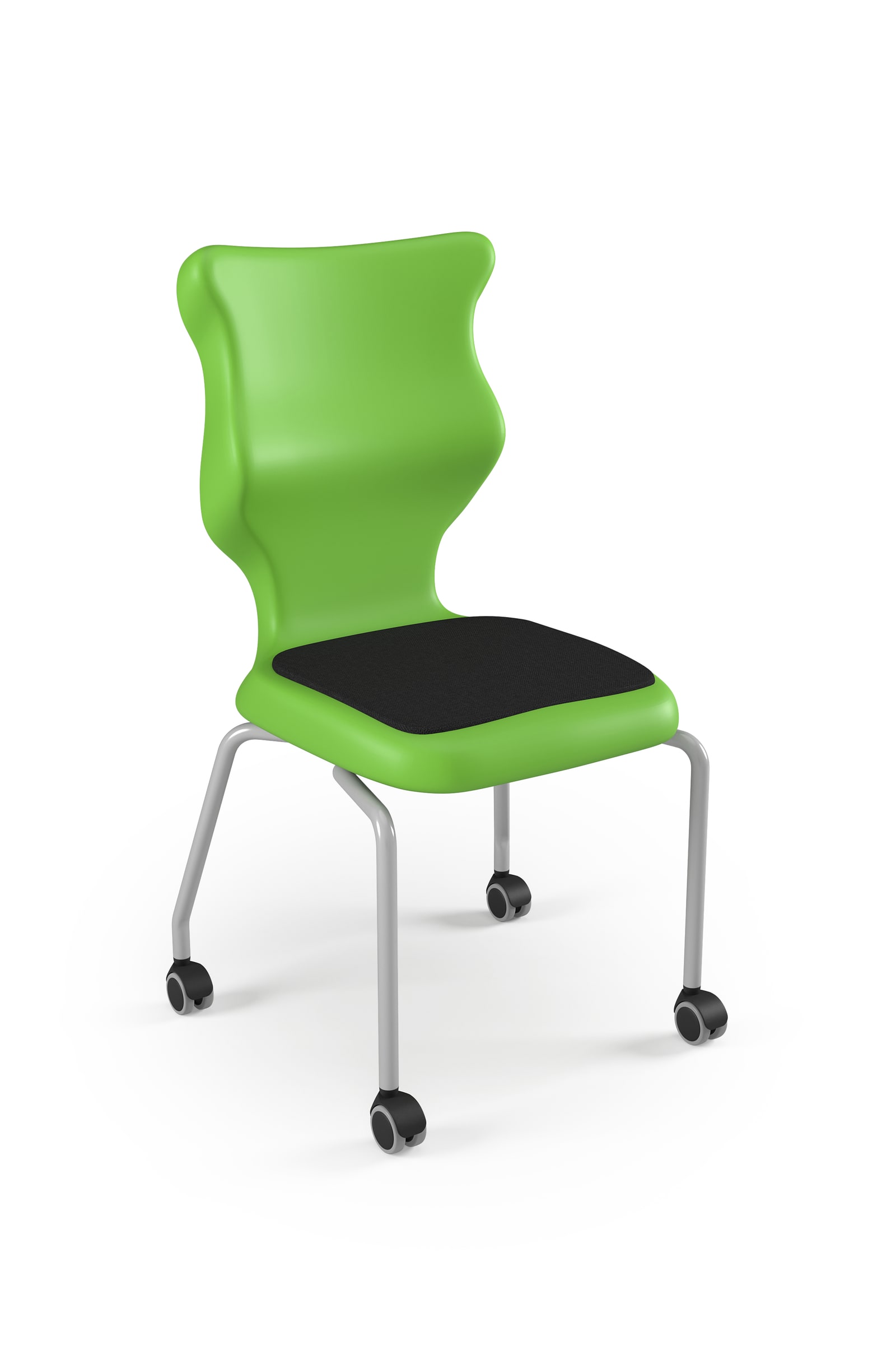 Dobre krzesło ergonomiczne  Spider Move Soft Entelo szkolne - Zielony RAL 6018